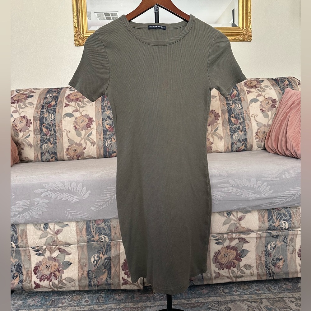 Brandy Melville Olive Mini Dress